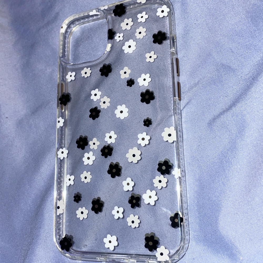 floral clear iphone 12 case
